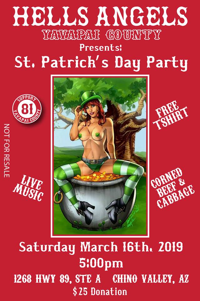 Yavapai County St Patrick's Day Party 2019
