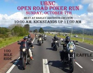 UBNC Open Road Poker Run 2018