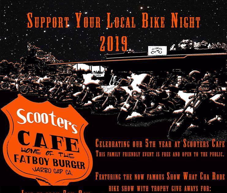 Bike Nite at Scooters Cafe Oroville, CA