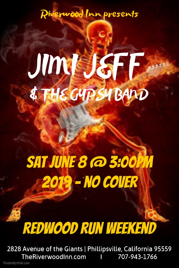 Jimi Jeff @ Riverwood Inn - Redwood Run Weekend