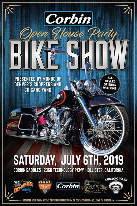 Corbin’s bike show hosted by chicano yank - Hollister, CA
