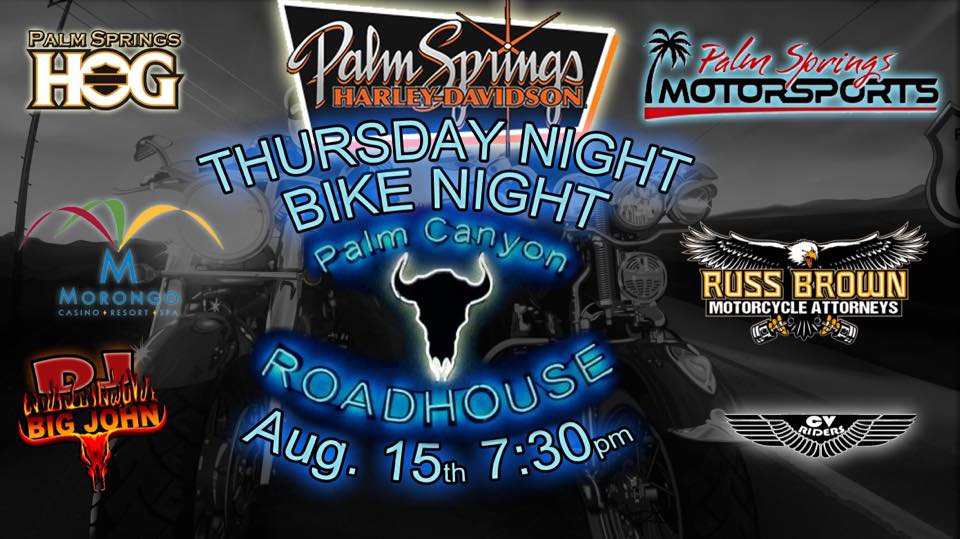 CANCELLED: Palm Springs Harley-Davidson August Bike Night
