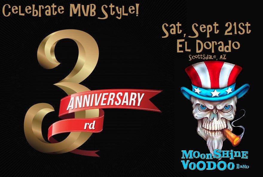 Moonshine Voodoo Band 3rd Anniversary