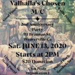 Valhalla's Chosen M/C 2nd Anniversary Party