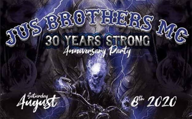 Jus Brothers MC 30th anniversary party