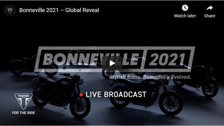 Bonneville 2021 – Global Reveal | Triumph Motorcycles | Premiere Feb 23, 2021