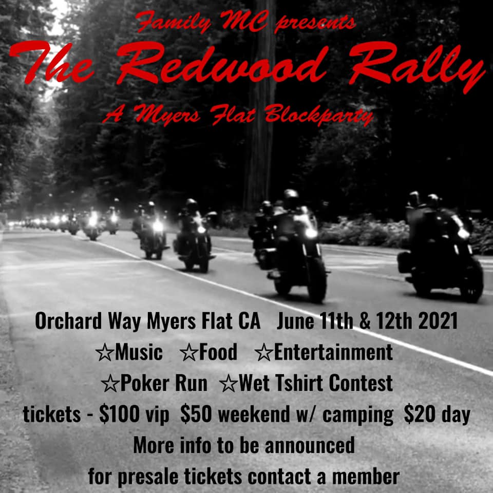 Family MC Presents - The Redwood Rally - A Myers Flat Blockparty