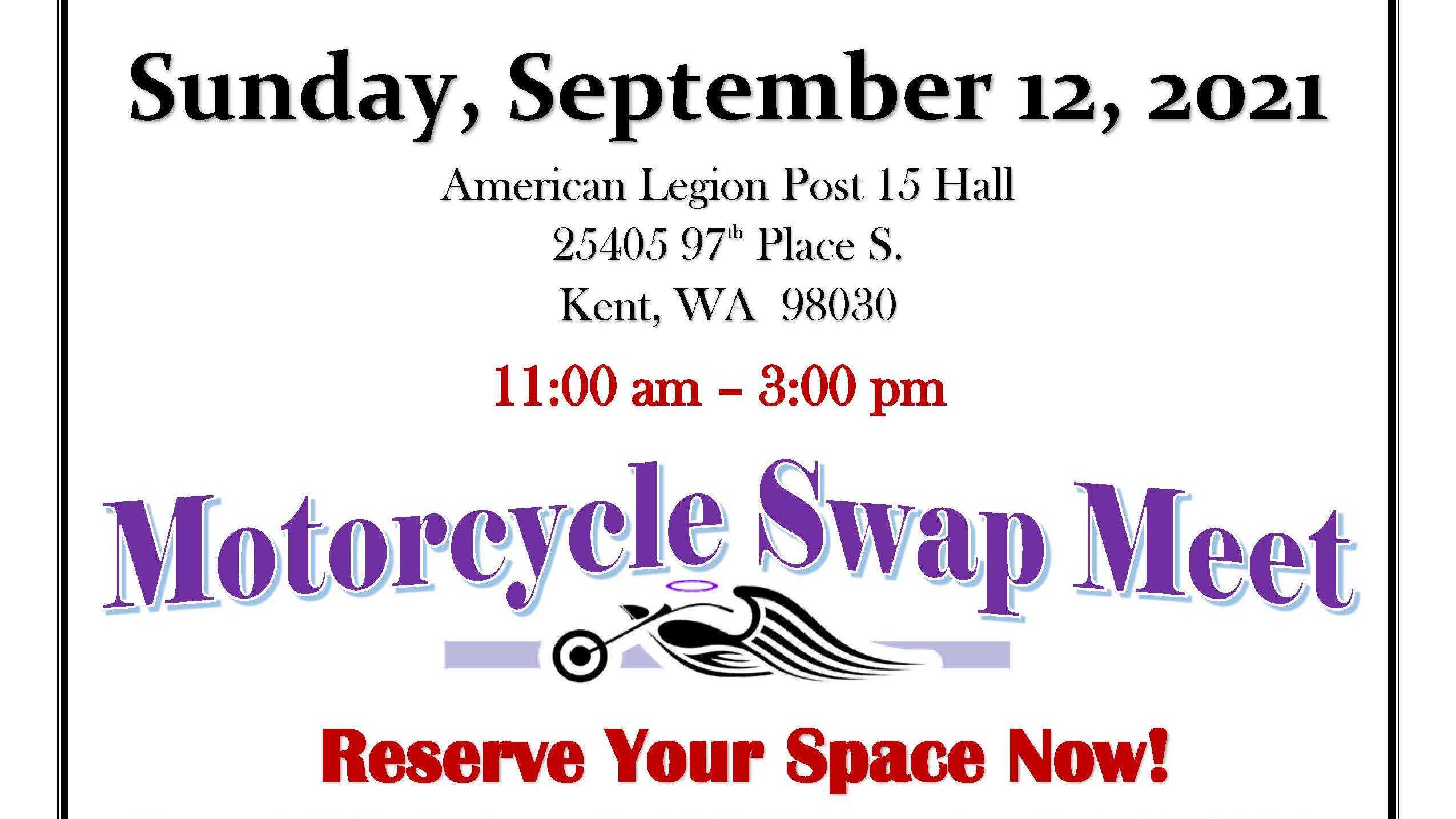 Motorcycle Swap Meet - Kent, WA