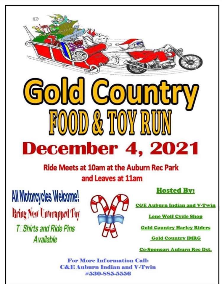 Gold Country Toy Run 2021