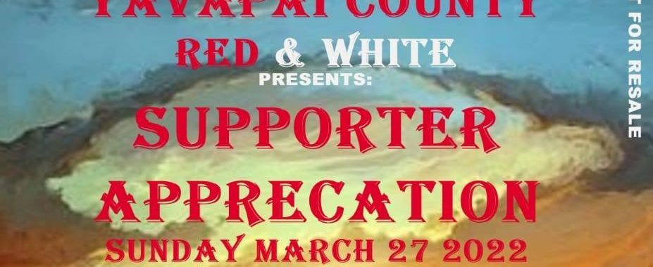 Yavapai County Red & White Supporter Appreciation Day