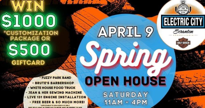 Electric City Harley-Davidson Spring Open House April 9, 2022 Scranton, Pennsylvania