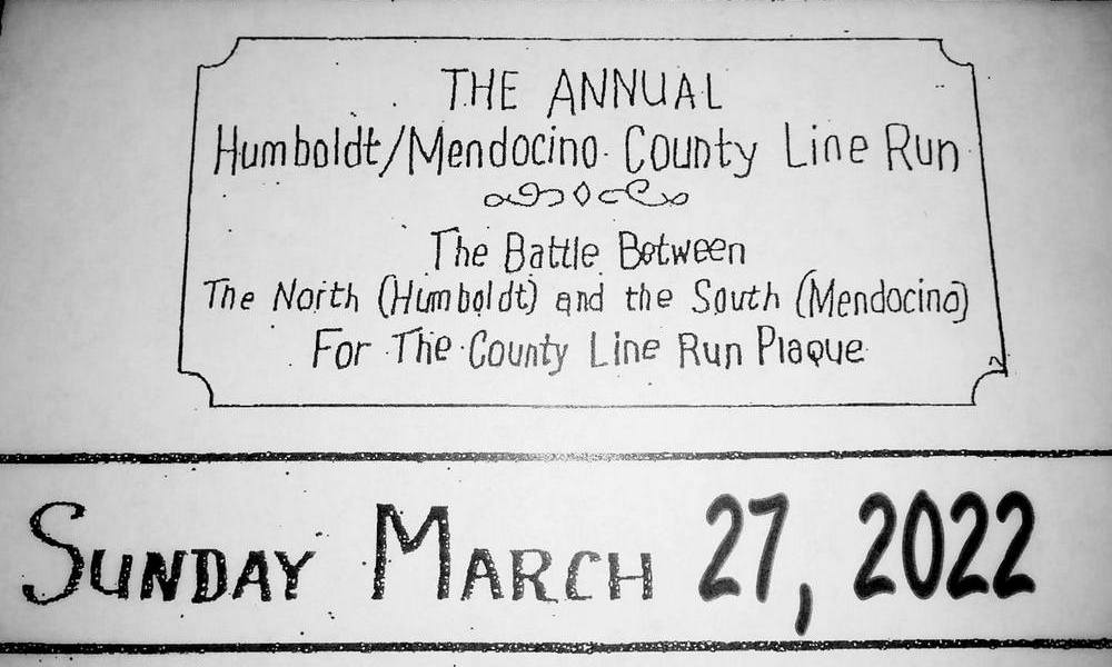 UBNC Annual Humboldt/Mendocino County Line Run 2022