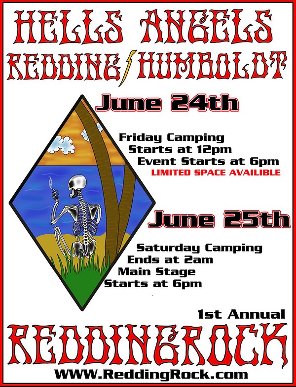 Redding Rock Hells Angels Redding/Humboldt June 24-25, 2022