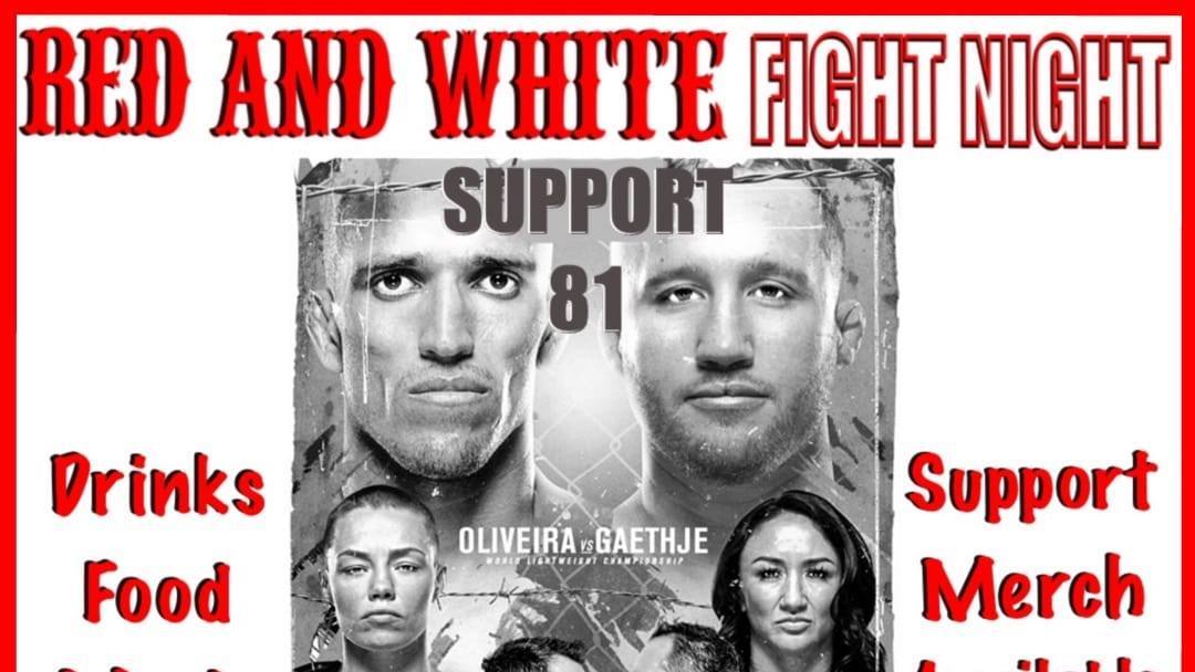 Red And White Fight Night - Cave Creek Clubhouse