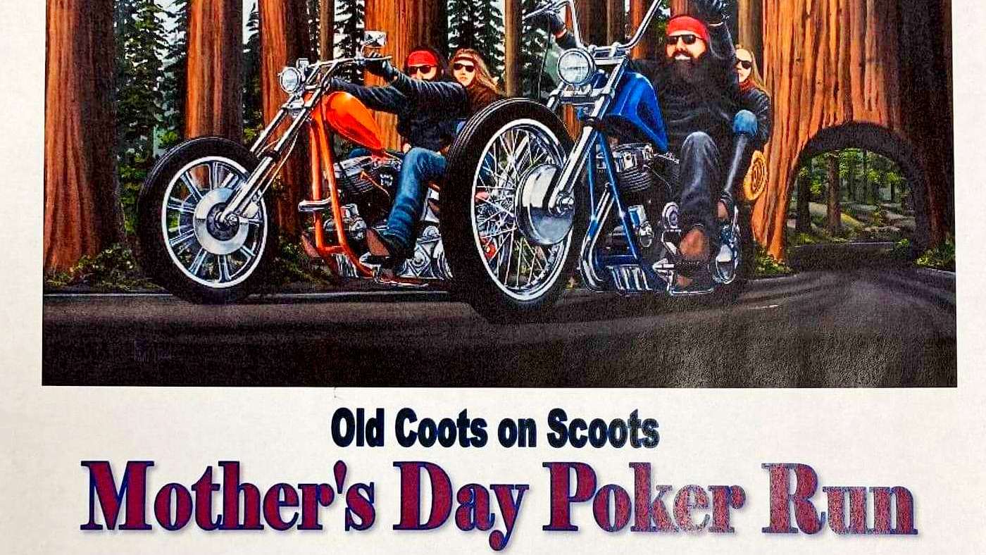 Mother's Day Poker Run May 8, 2022 | Old Coots on Scoots Ch 8
