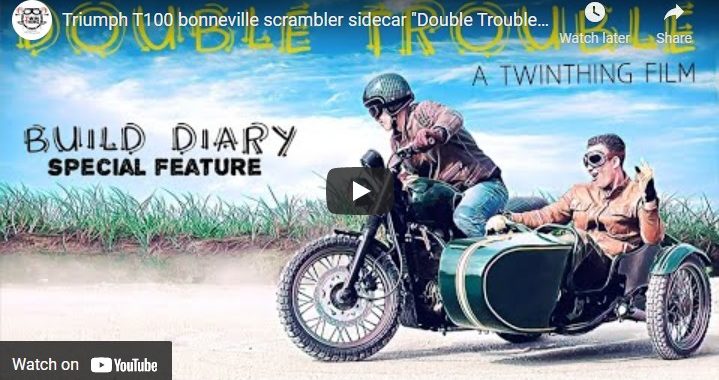 Triumph T100 bonneville scrambler sidecar "Double Trouble" + Build diary | TwinThing Custom Motorcycles
