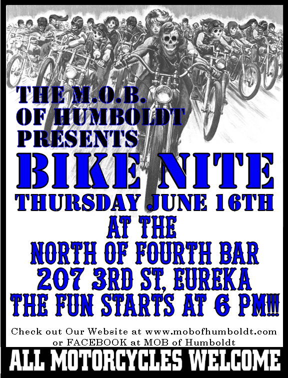 M.O.B. of Humboldt Bike Nite June 16, 2022