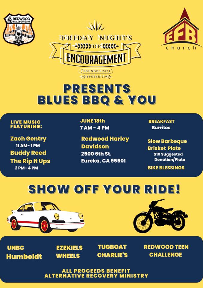 Blues BBQ & You June 18, 2022 Redwood Harley-Davidson