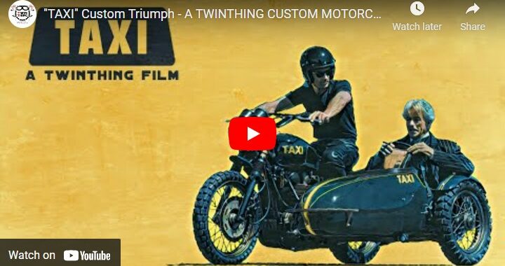 "TAXI" Custom Triumph - A TWINTHING CUSTOM MOTORCYCLES short film