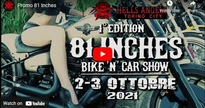 81 Inches Bike 'N' Car Show Hells Angels Torino City, Italy