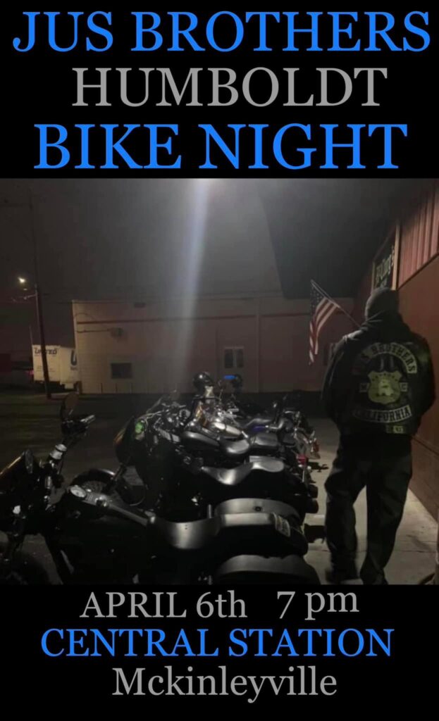 Jus Brothers Humboldt Bike Night April 6, 2023