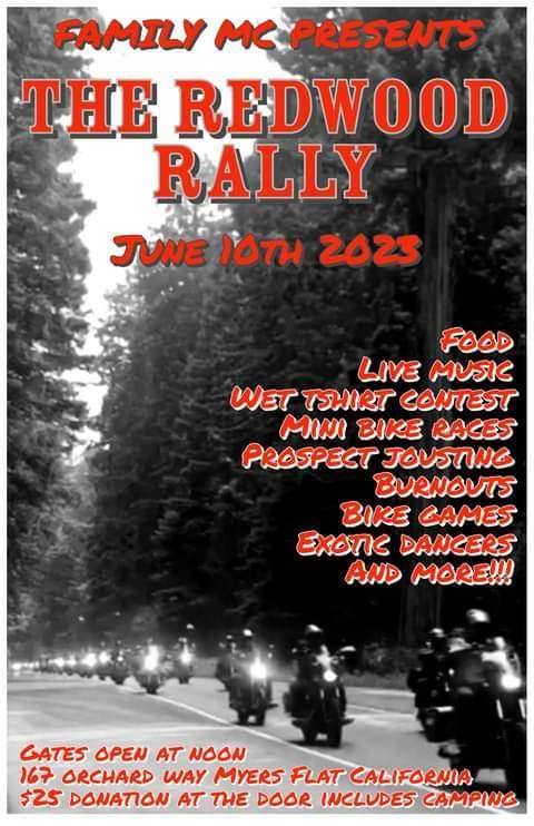 Family MC presents The Redwood Rally June 2023