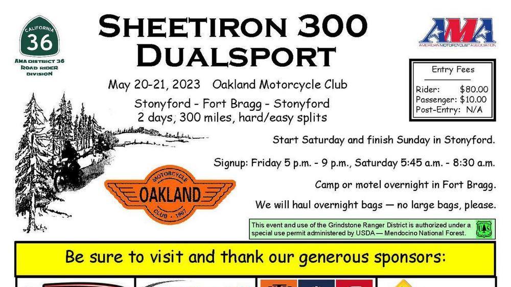 Sheetiron 300 Dualsport - Oakland MC