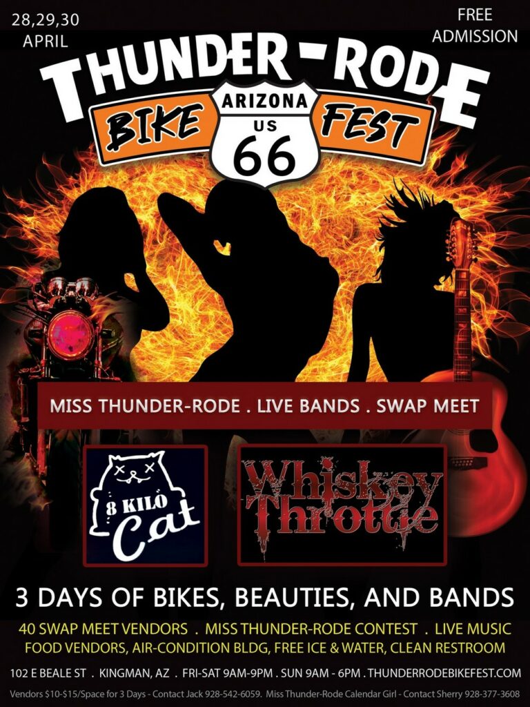 Thunder-Rode BikeFest 2023 Kingman, AZ April 28-30
