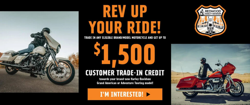 Redwood Harley-Davidson Rev Up Your Ride!